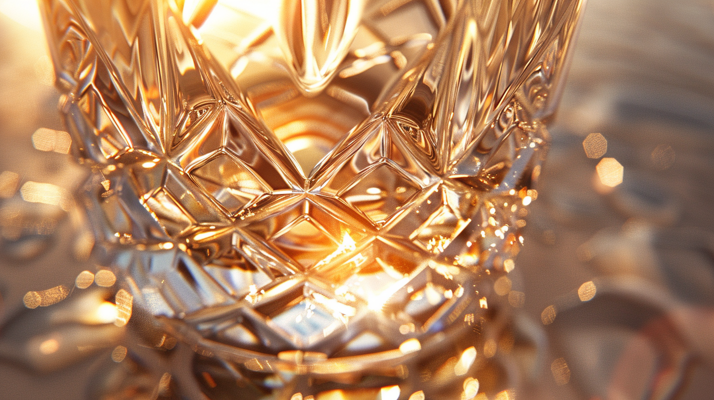 kristal, kristalna casa sjaji poput dijamanta