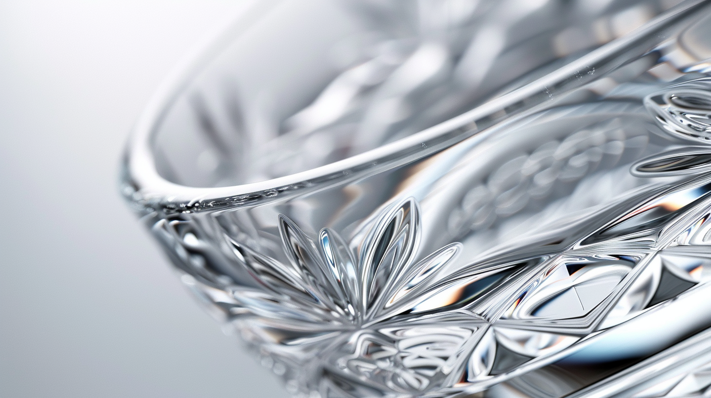 Kristal, rubovi kristala koji otkrivaju majstorstvo